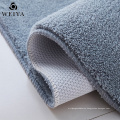 china manufacturer shaggy washable bathroom blue rug